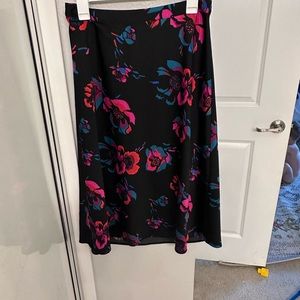 Jcrew satin skirt